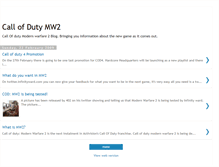 Tablet Screenshot of codmw2.blogspot.com