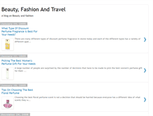 Tablet Screenshot of beautyfashionandtravel.blogspot.com