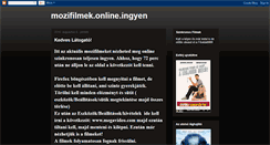 Desktop Screenshot of mozifilmek-online-ingyen.blogspot.com