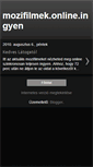 Mobile Screenshot of mozifilmek-online-ingyen.blogspot.com