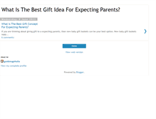 Tablet Screenshot of new-baby-gift-baskets.blogspot.com