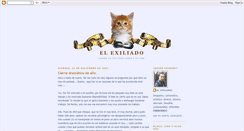 Desktop Screenshot of elexiliado.blogspot.com
