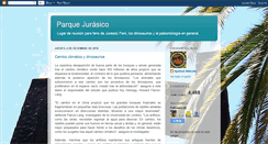 Desktop Screenshot of blogparquejurasico.blogspot.com