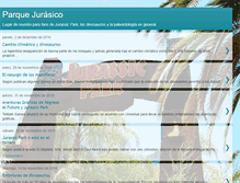 Tablet Screenshot of blogparquejurasico.blogspot.com