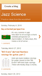 Mobile Screenshot of jazzscience.blogspot.com