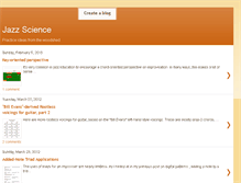 Tablet Screenshot of jazzscience.blogspot.com