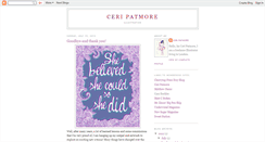 Desktop Screenshot of ceri-patmore.blogspot.com