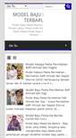 Mobile Screenshot of modelbajupestaterbaru.blogspot.com
