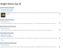 Tablet Screenshot of knight-online-area.blogspot.com