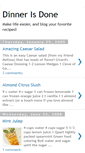 Mobile Screenshot of dinnerisdone.blogspot.com