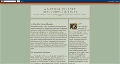 Desktop Screenshot of musicthroughouthistory.blogspot.com