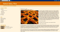 Desktop Screenshot of nakedbabymice.blogspot.com