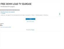 Tablet Screenshot of freedownloadtv.blogspot.com