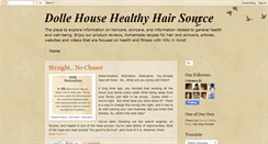 Desktop Screenshot of dolle-house-healthy-hair.blogspot.com