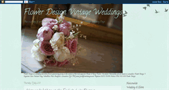 Desktop Screenshot of flowerdesignvintageweddings.blogspot.com