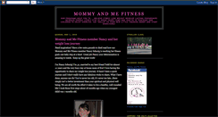 Desktop Screenshot of mommyandmefitnessfun.blogspot.com