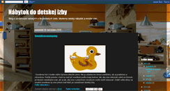 Desktop Screenshot of detske-izby.blogspot.com