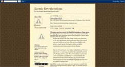 Desktop Screenshot of karmic-reverberations.blogspot.com