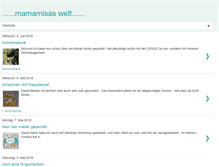 Tablet Screenshot of mamamisas-welt.blogspot.com