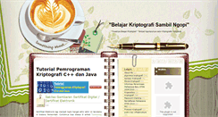 Desktop Screenshot of ilmu-kriptografi.blogspot.com