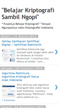 Mobile Screenshot of ilmu-kriptografi.blogspot.com