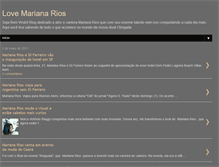 Tablet Screenshot of marianarioslove.blogspot.com