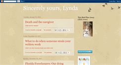 Desktop Screenshot of lyndammartin.blogspot.com