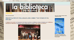 Desktop Screenshot of clubdeescrituralabiblioteca.blogspot.com