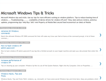 Tablet Screenshot of mswindowstips.blogspot.com