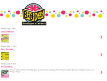 Tablet Screenshot of itsabigdayevent.blogspot.com