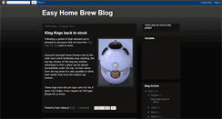 Desktop Screenshot of easyhomebrewblog.blogspot.com