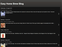 Tablet Screenshot of easyhomebrewblog.blogspot.com