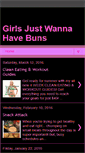 Mobile Screenshot of girlsjustwannahavebuns.blogspot.com