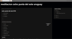 Desktop Screenshot of meditacionoshopuntadeleste.blogspot.com