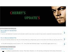 Tablet Screenshot of cherrysupdates.blogspot.com