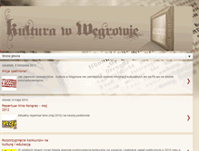 Tablet Screenshot of kulturawegrow.blogspot.com