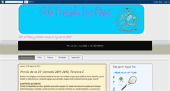 Desktop Screenshot of clubfrontonlospinos.blogspot.com