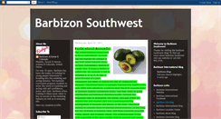 Desktop Screenshot of barbizonsouthwest.blogspot.com