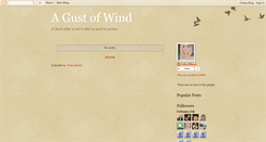 Desktop Screenshot of a-gustofwind.blogspot.com