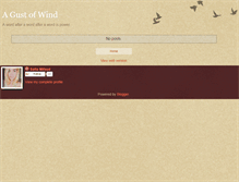 Tablet Screenshot of a-gustofwind.blogspot.com