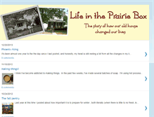 Tablet Screenshot of prairiebox.blogspot.com