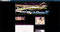 Desktop Screenshot of japan-idol-model18.blogspot.com