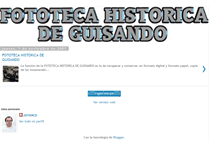 Tablet Screenshot of fototecaguisando.blogspot.com