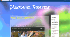 Desktop Screenshot of dinosaurtheatre.blogspot.com