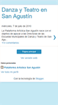 Mobile Screenshot of plataformaartisticasanagustin.blogspot.com