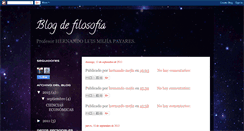 Desktop Screenshot of filosofiadelaciencia.blogspot.com