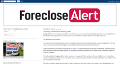 Desktop Screenshot of foreclosealert.blogspot.com