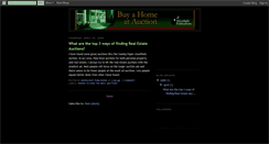 Desktop Screenshot of buyauctionhouses.blogspot.com