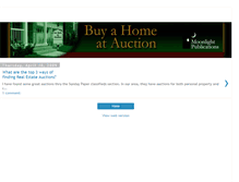 Tablet Screenshot of buyauctionhouses.blogspot.com