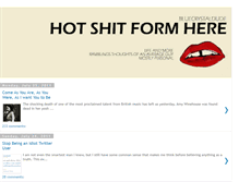 Tablet Screenshot of hot-shit-form.blogspot.com